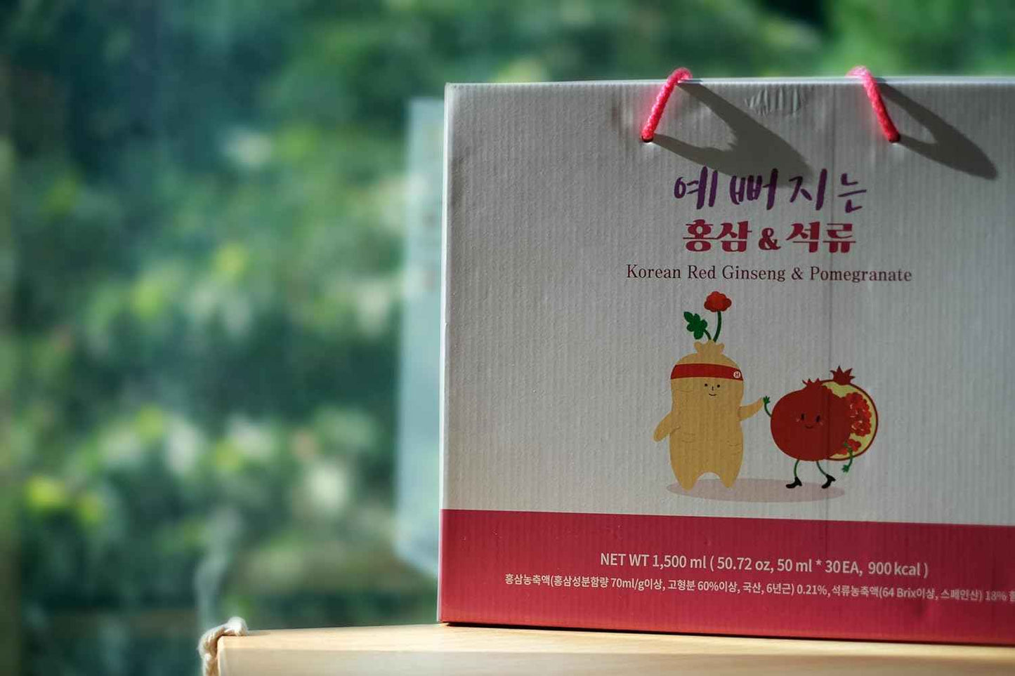 SAMSIDAE Korean Red Ginseng and Pomegranate Juice. Healthy Alternative Juice for Men and Women. K-Food. Made in Korea