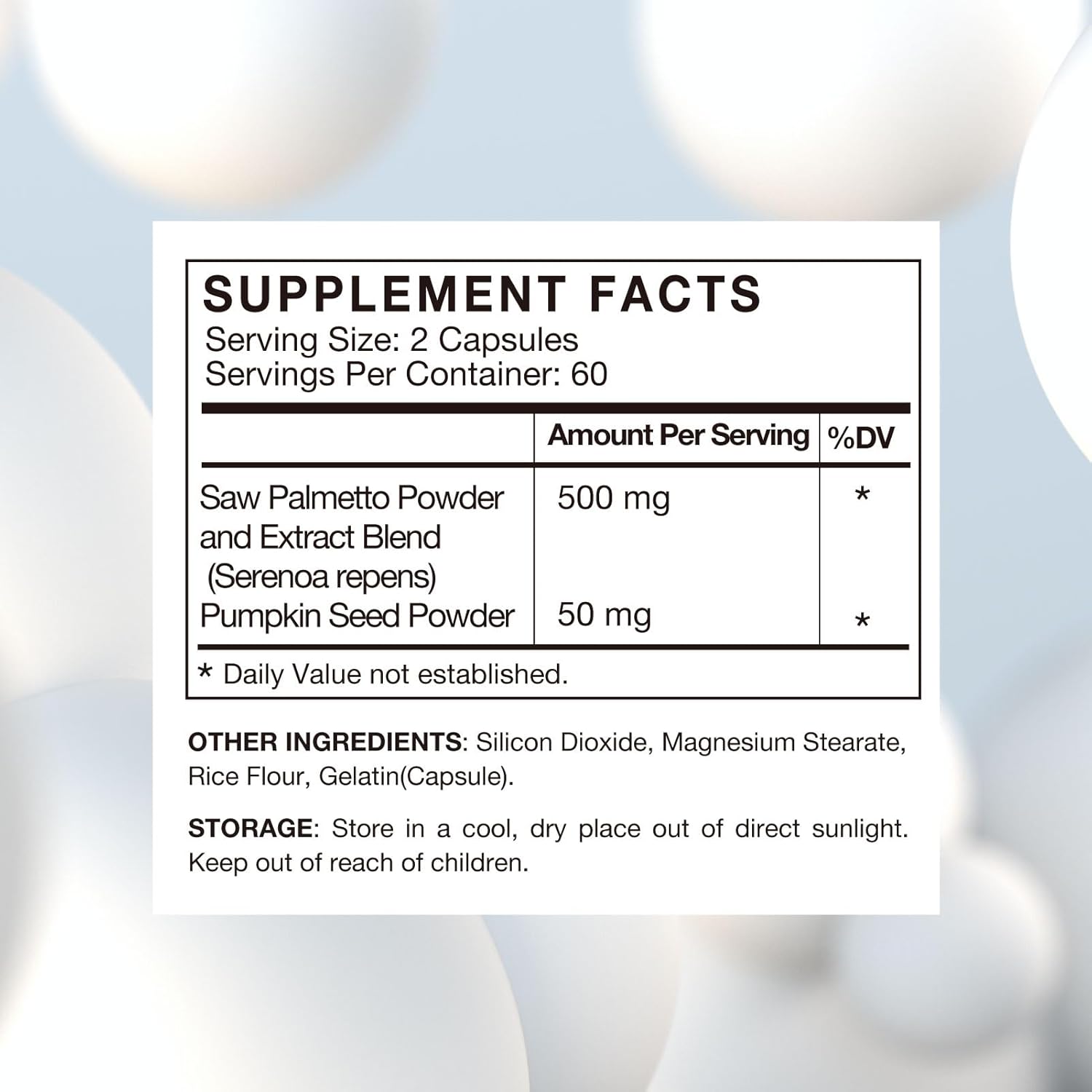 Saw Palmetto Extract 10X Potency with Pumpkin Seed Oil - Prostate & Bladder Support, Hair Growth DHT Blocker - 5000mg Equivalent - USA Made