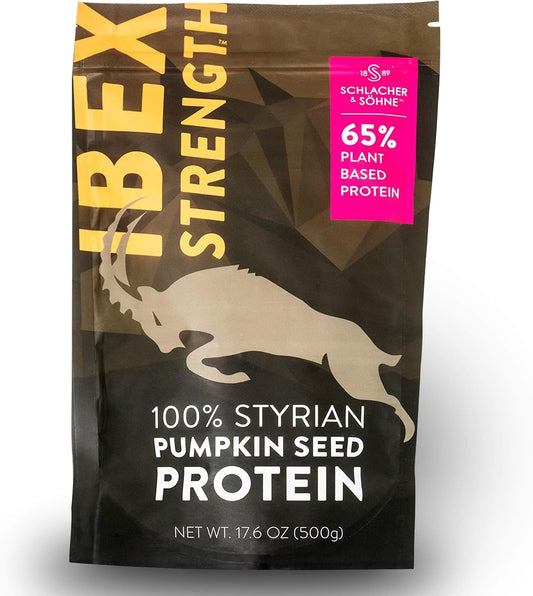 Schlacher & Söhne SS 1889 Styrian Pumpkin Seed Protein Powder 17.6 oz - Pure Plant Protein, Non-GMO, Gluten-Free, Vegan, Immune System Boost, Digestion Support - Made in Austria