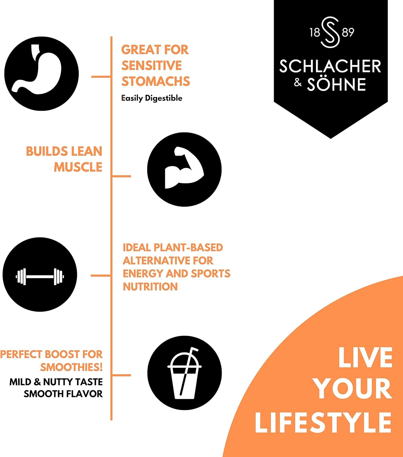 Schlacher & Söhne SS 1889 Styrian Pumpkin Seed Protein Powder 17.6 oz - Pure Plant Protein, Non-GMO, Gluten-Free, Vegan, Immune System Boost, Digestion Support - Made in Austria