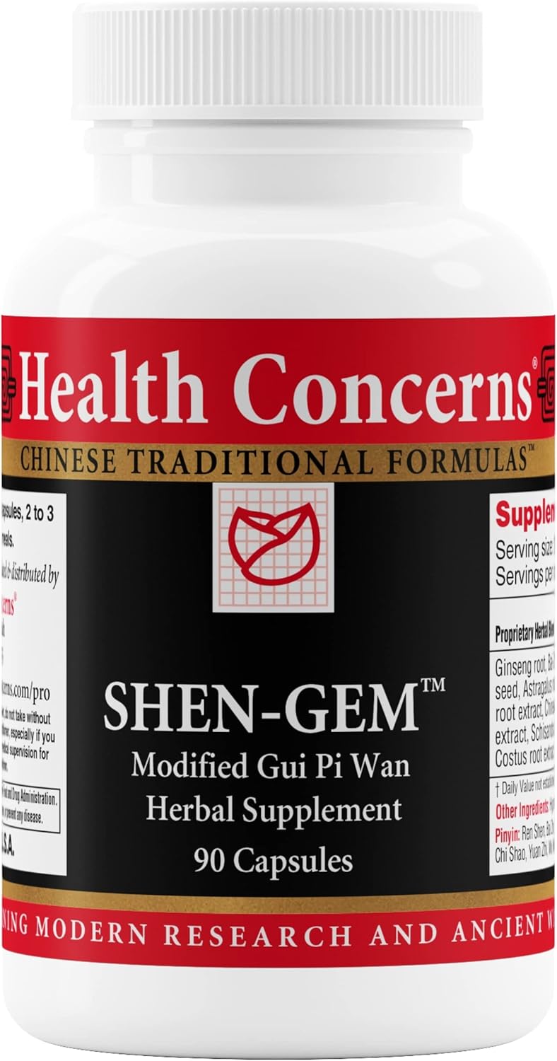 Shen-Gem Supplement for Immune System Support and Energy - 90 Capsules