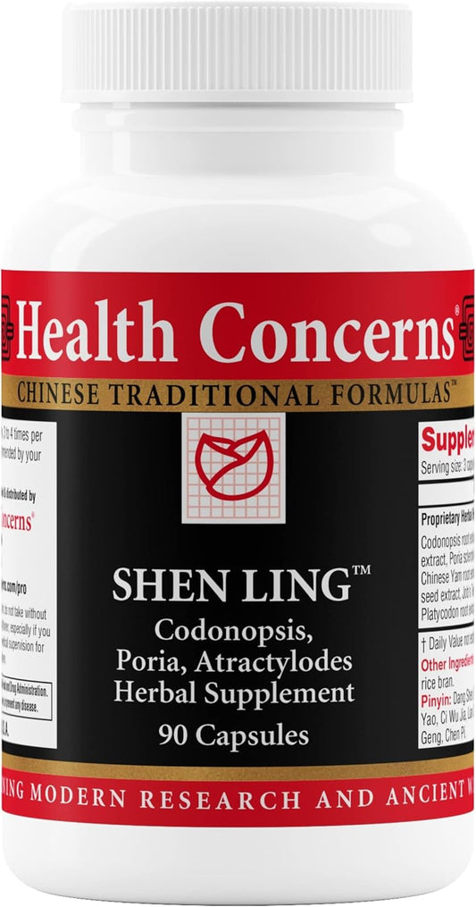 Shen Ling Digestive Support Supplement for Upset Stomach - 90 Capsules