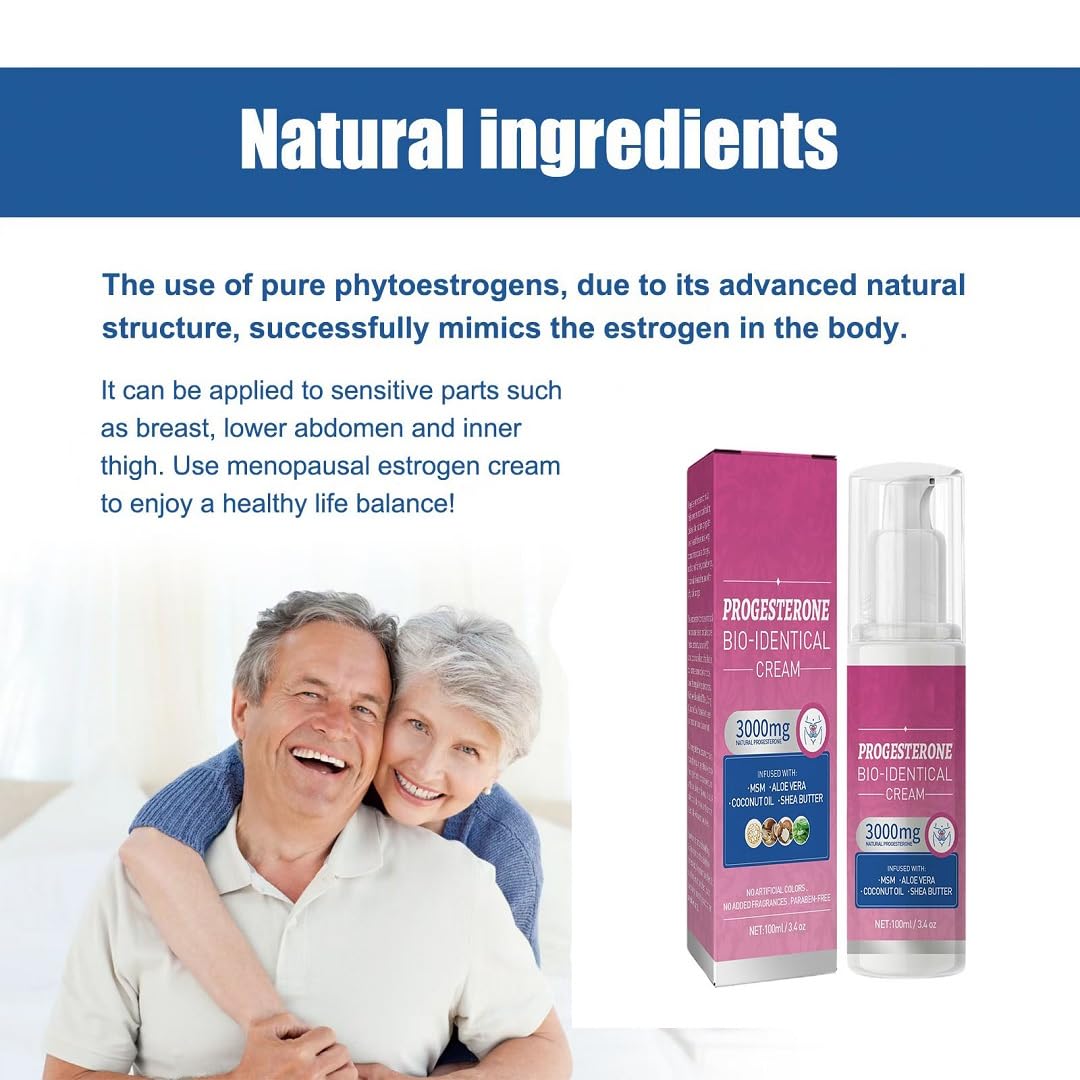 Sialicess Progesterone Estrogen Cream - Natural Menopause Relief for Women (1PCS)
