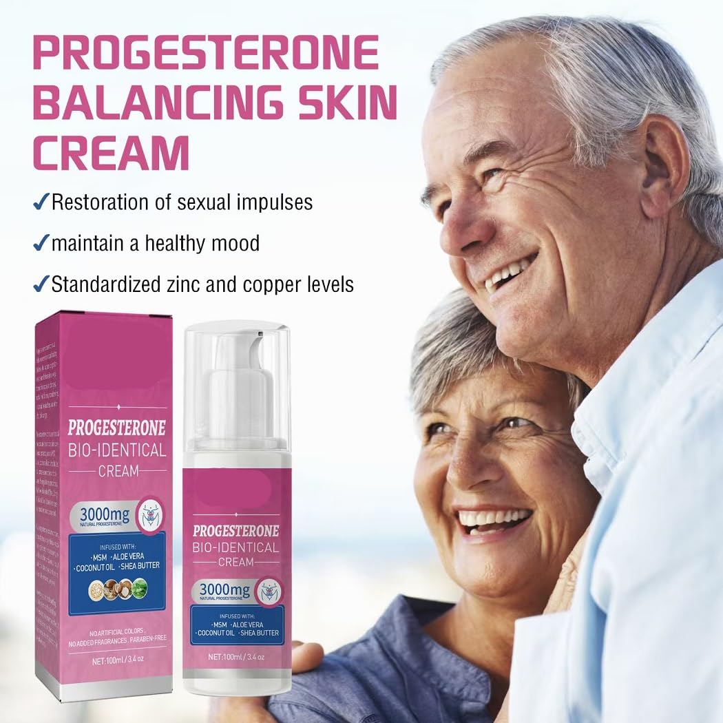 Sialicess Progesterone Estrogen Cream - Natural Menopause Relief for Women (1PCS)