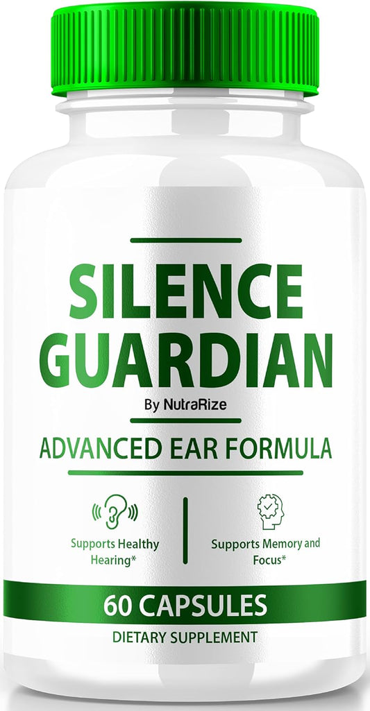 SilenceGuardian Ear Health Formula - Advanced 360 Hearing Support with Natural Ingredients (60 Capsules)