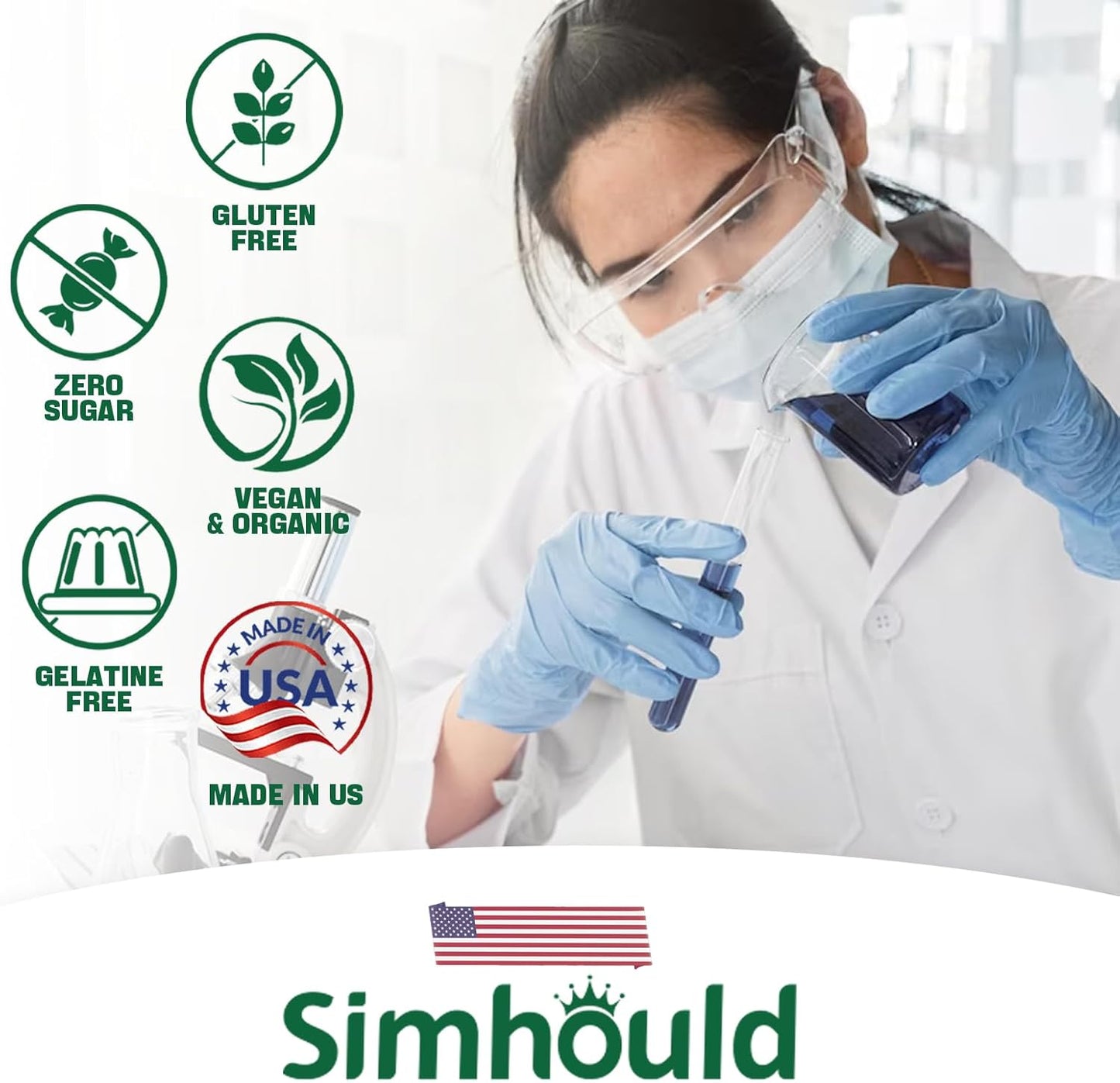 Simhould Soursop Gummies 2-Pack - 3000mg Extra Strength Soursop Leaves Supplement with Vitamin C & Zinc - Digestive Aid, Immune Support & Antioxidant - Sugar-Free, Non-GMO, Vegan - 120 Count