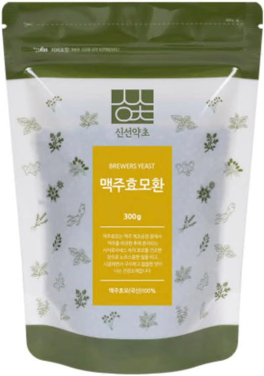 Sinsunherb Nutritional Yeast & Dried Brewers Yeast - 10.58 oz (300g) - Resealable Zipper Bag for Freshness & Convenience