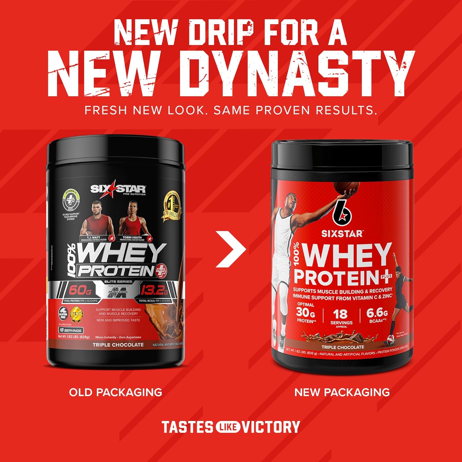 Six Star Elite Series 100% Whey Protein Plus Bundle - Triple Chocolate & Cookies and Cream 1.8lbs (US)