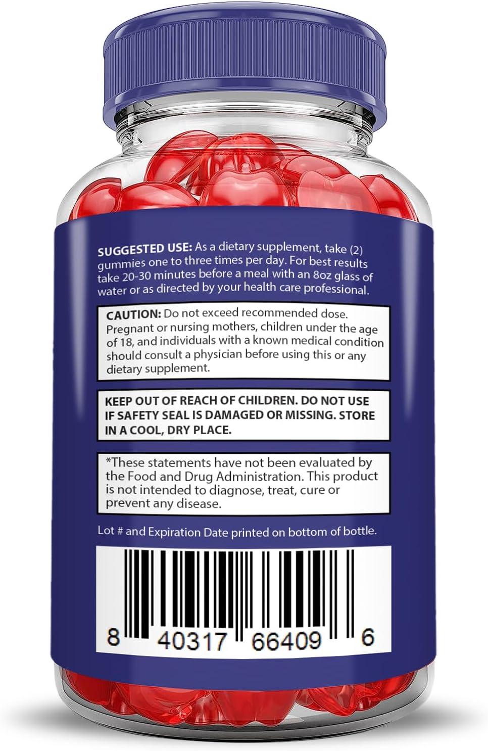 Slim Fusion Keto ACV Gummies Extreme 2000MG with Pomegranate Beet Juice Powder - 60 Gummies