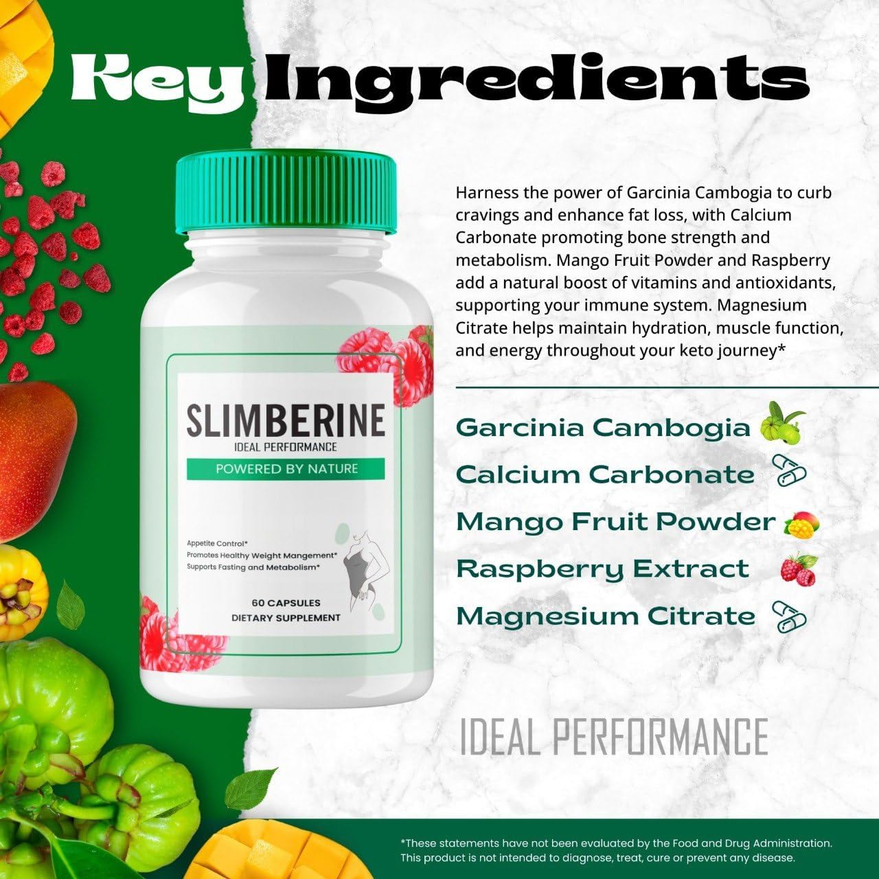 Slimberine Keto Capsules - Advanced Formula for Maximum Strength and Natural  Slimming Formula  - Official Reviews (5 Pack)