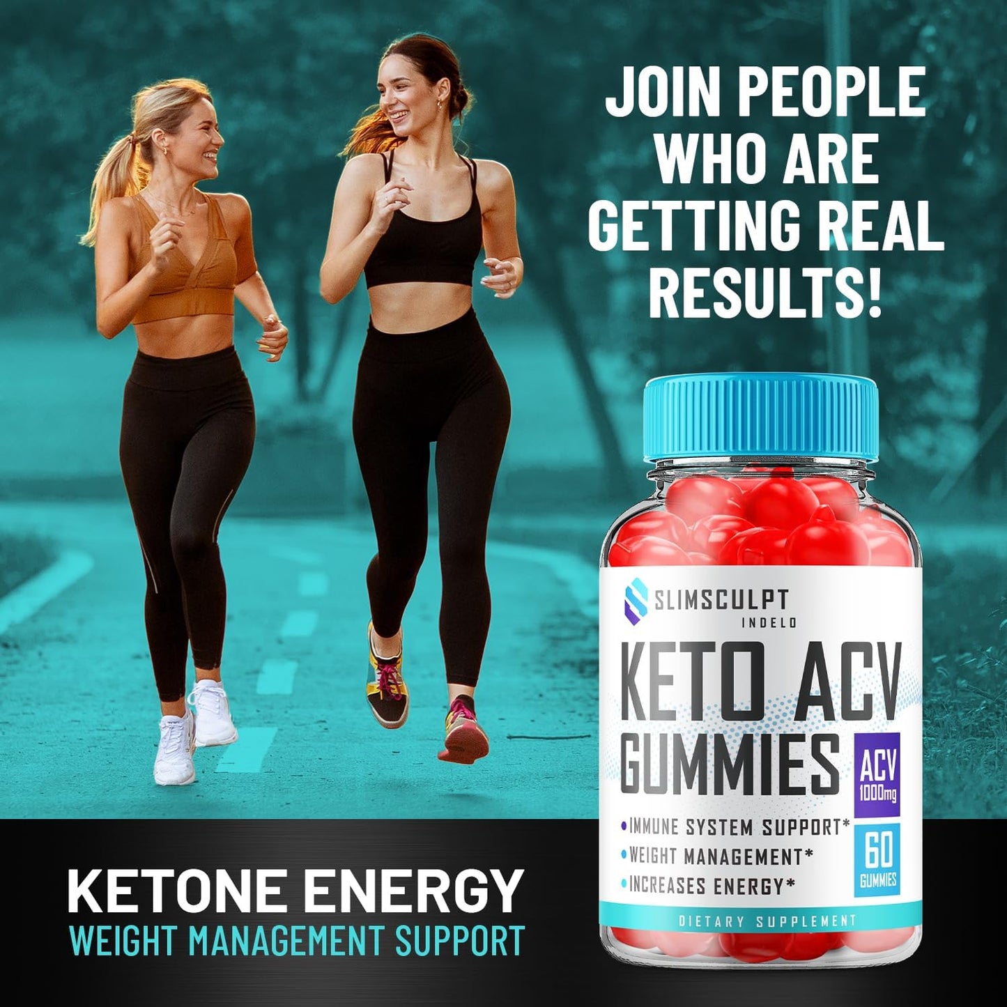 Slimsculpt Keto ACV  Slimming Formula  Gummies - 2 Pack Dietary Supplement for Men and Women - Advanced Formula with Apple Cider Vinegar - 120 Gummies