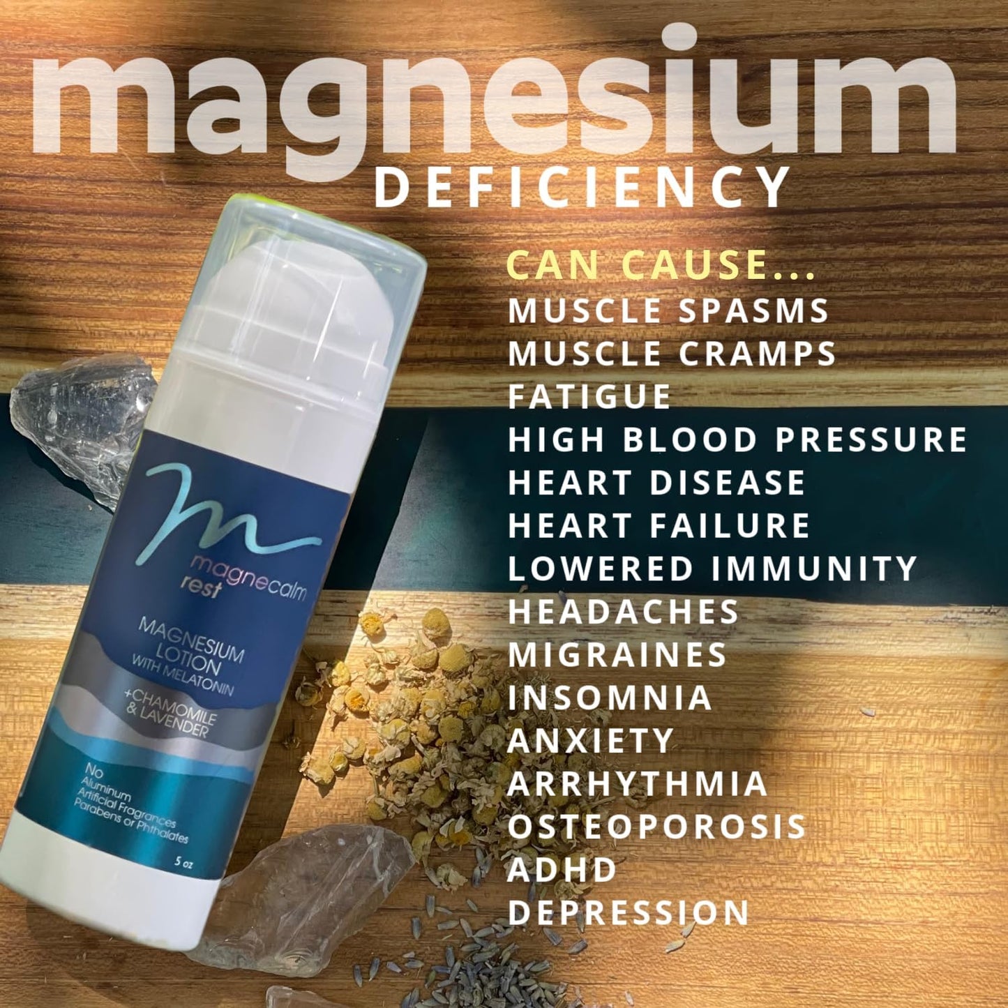 Soothing Magnesium Roll-On with Lavender & Chamomile - 3 oz