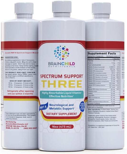 Spectrum Support III Vitamins by BrainChild Nutritionals for Comprehensive Nutritional Support