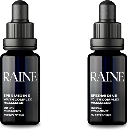 Spermidine Swiss Made Supplements for Anti-Aging - 4 Months Supply, 140 Doses - Micelle Technology, Cell Renewal - Men and Women - Pack of 2