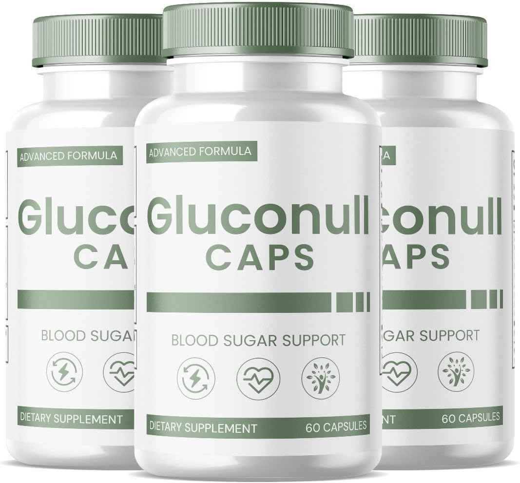 SPRESSO (3 Pack) Gluconull Capsules, Gluco Null Glyco Optimizer, Gluco Null Natural Blood Vessel Cleaner, Gluconull for Natural Health (180 Capsules)