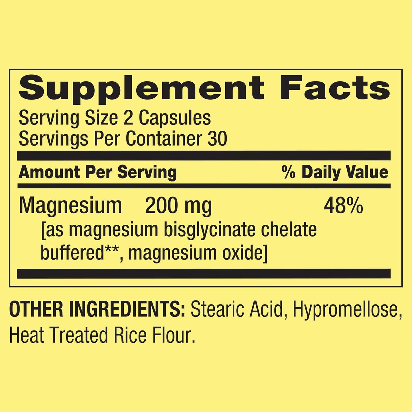 Spring Valley Magnesium Sleep Support Dietary Supplement Capsules - 200 mg, 60 Count - Bone & Muscle Health - Vegetarian Formula - Gift Card Included