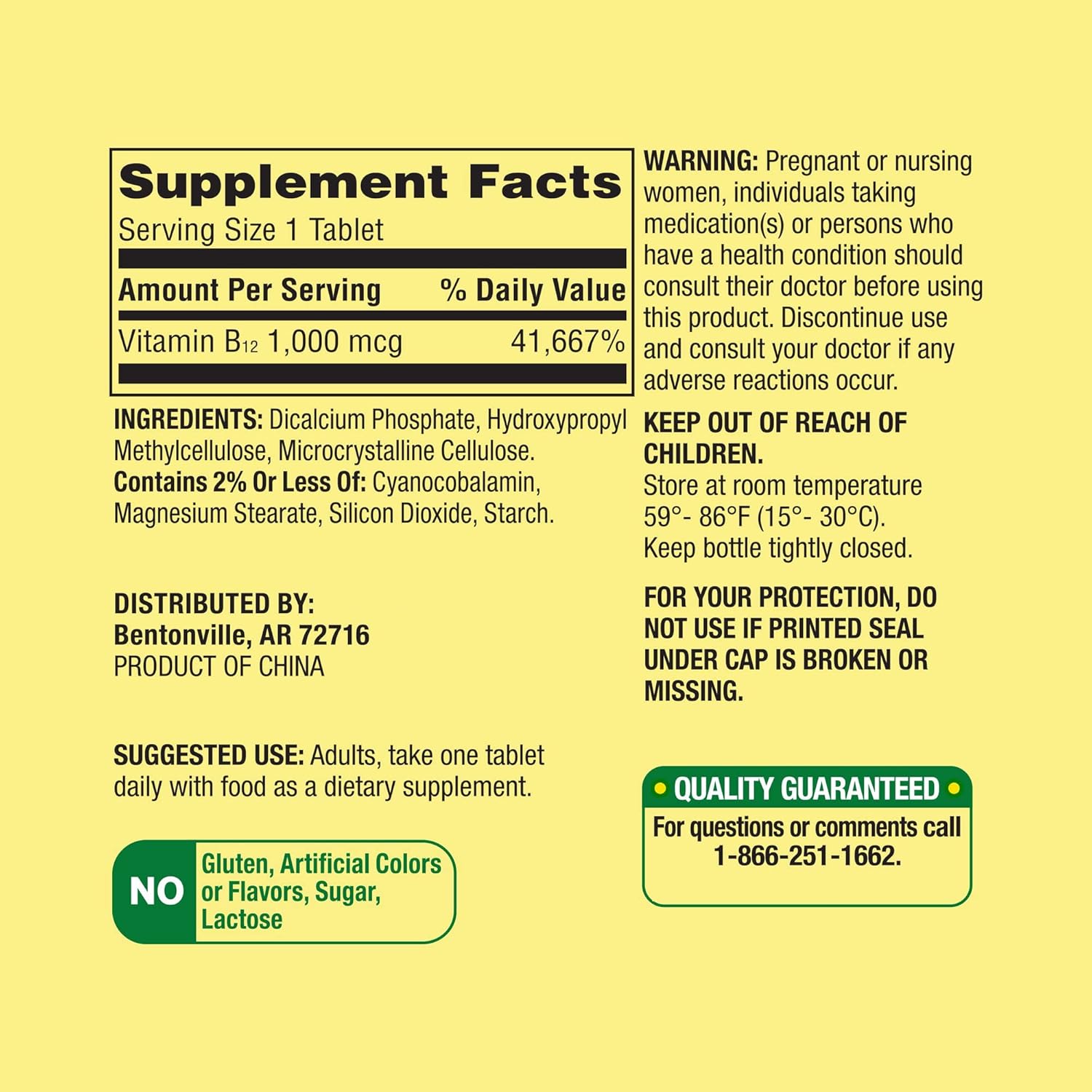Spring Valley Vitamin B12 Complex 1000 mcg for Women and Men - 60 Tablets Bundle with Lual's Diabetes Decoded