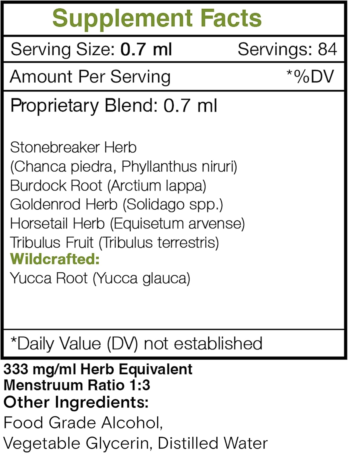 Stone Breaker Blend Herbal Supplement Drops - Kidney Support Liquid Extract (2 fl oz) by Secrets of the Tribe