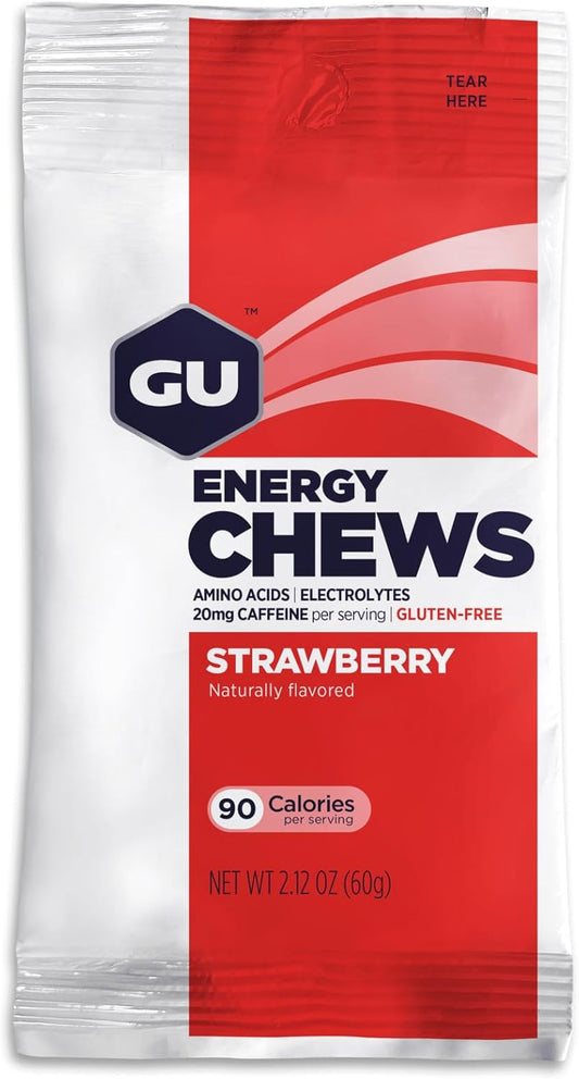 Strawberry Energy Gummies with Electrolytes - Vegan, Gluten-Free, Kosher - 1 Count