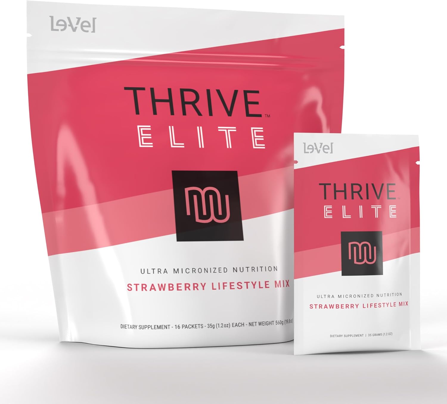 Strawberry Protein Shake for Men & Women | Gluten Free Lifestyle Mix | High Calorie Powder | 16 Servings