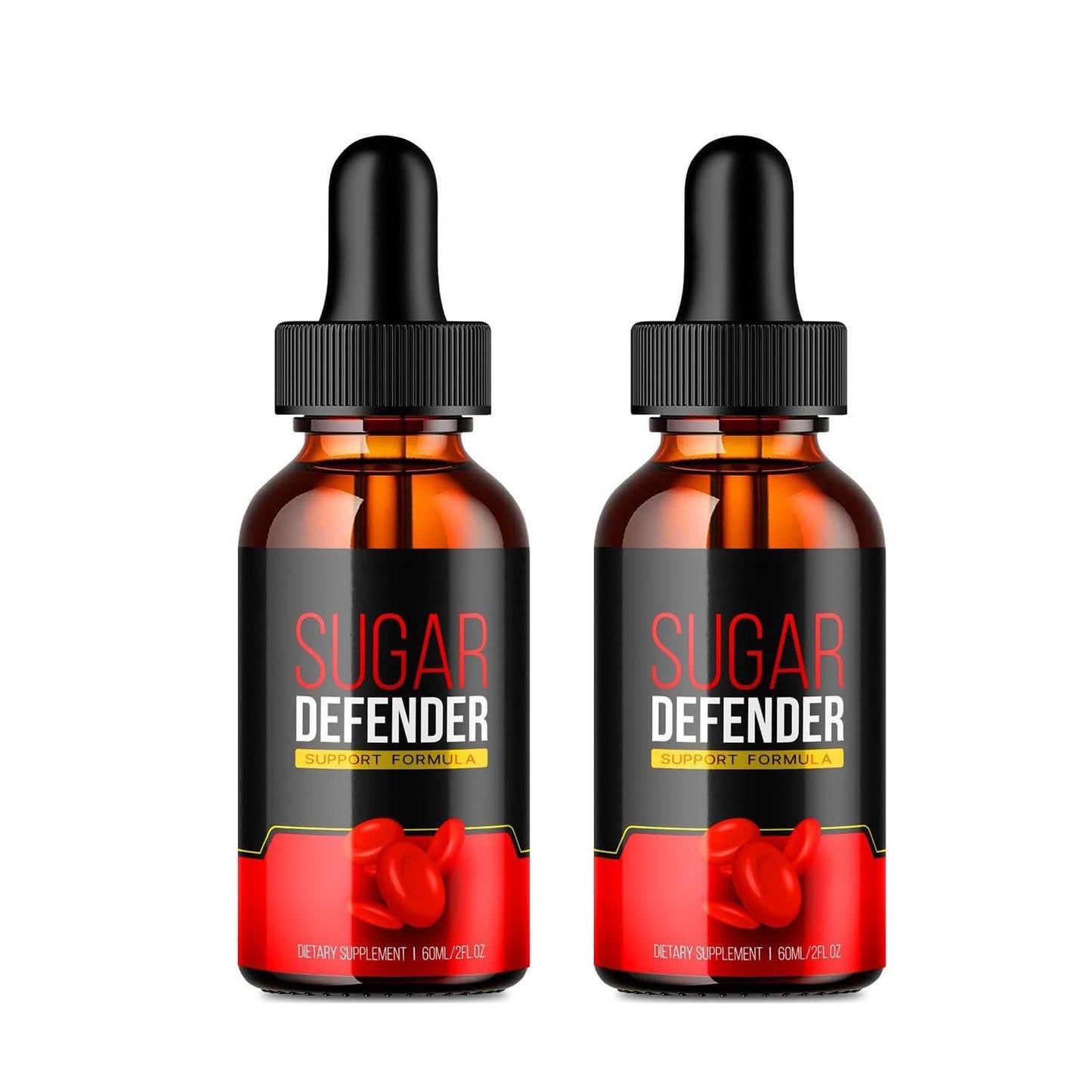 Sugar Defender Drops - Sugar Defense Super Formula, 24-Hour Sugar Defender Supplement - Pack of 2