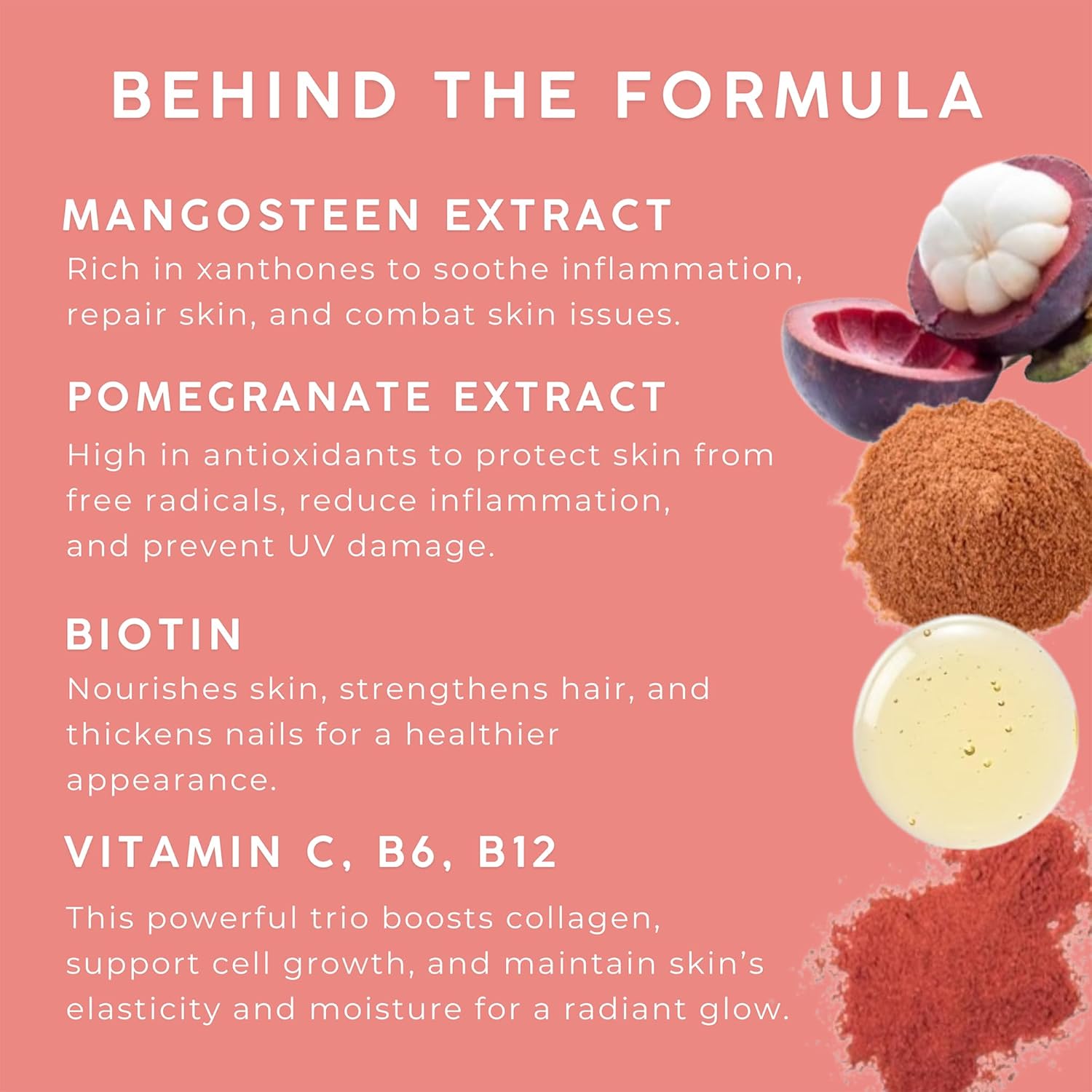Sugar-Free Biotin Mints for Glowing Skin, Hair & Nails - Pear Flavor | Antioxidant-Rich Travel Supplement with Vitamins C, B6 & B12, Non-GMO (25 Mints)