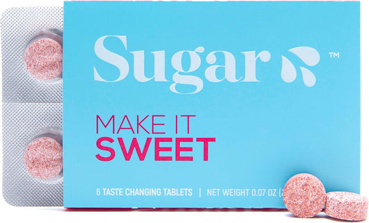 SUGAR SPLASH Flavor Tripping Tablets - Taste Changing Tablets for Sweet Flavor Transformation (1 Pack)