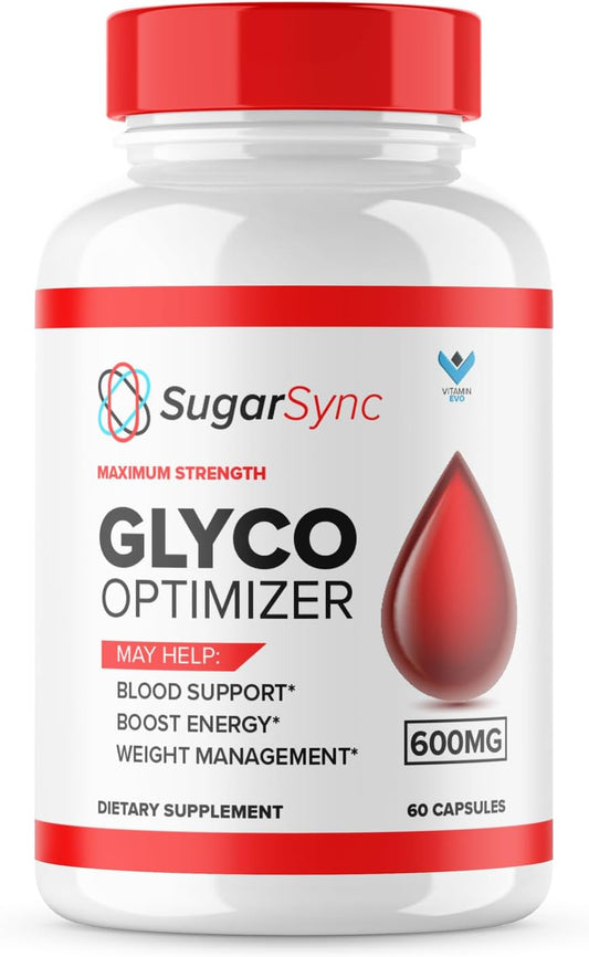 Sugar Sync Vitamin Evo Capsules - SugarSync Glyco Optimizer & Joint Support, Cleanse Detox Formula - 60 Pills, Maximum Strength, Reviews