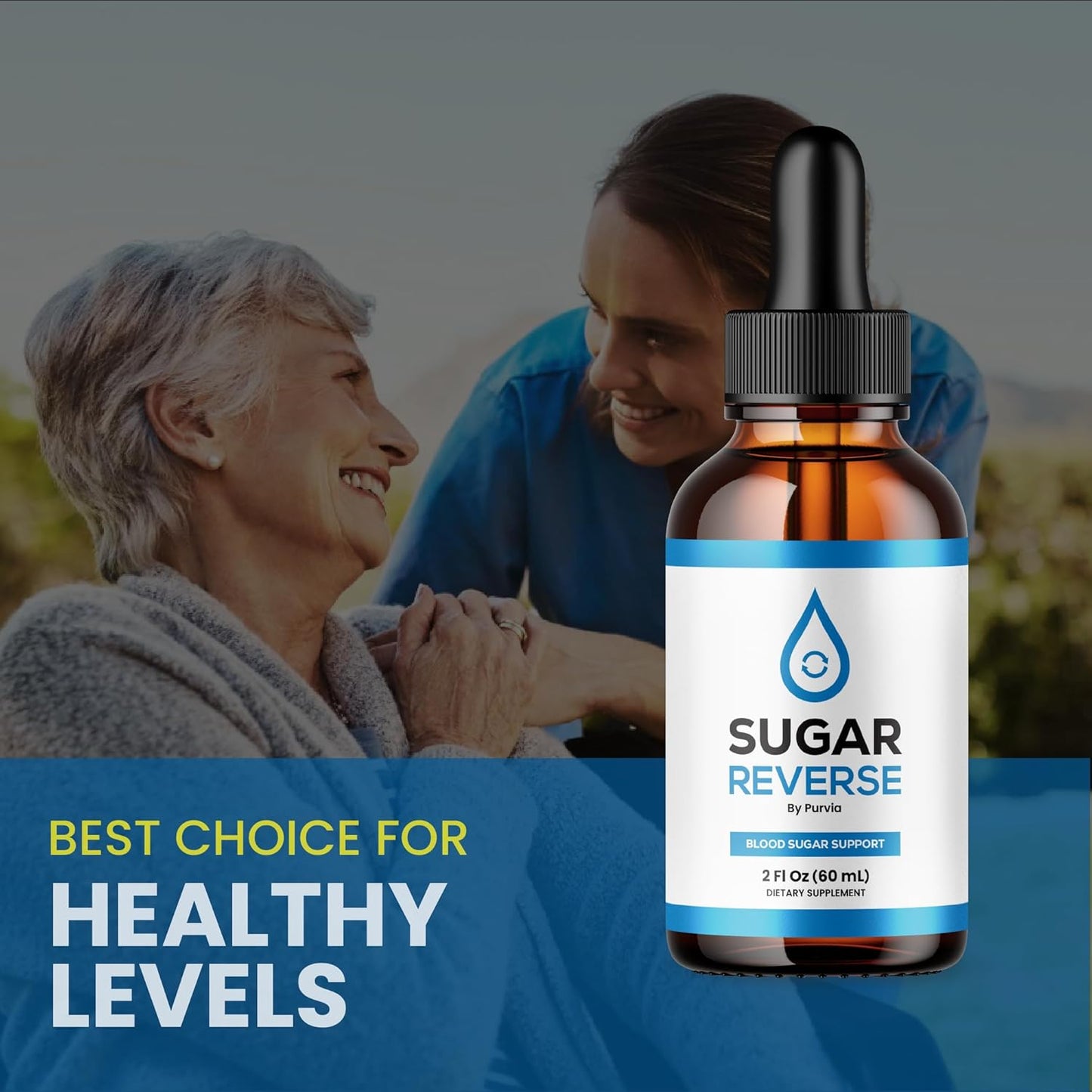 SugarReverse Drops: Advanced Formula Supplement with Chromium - Maximum Strength Sugar Reverse Liquid Drops (1 Bottle)