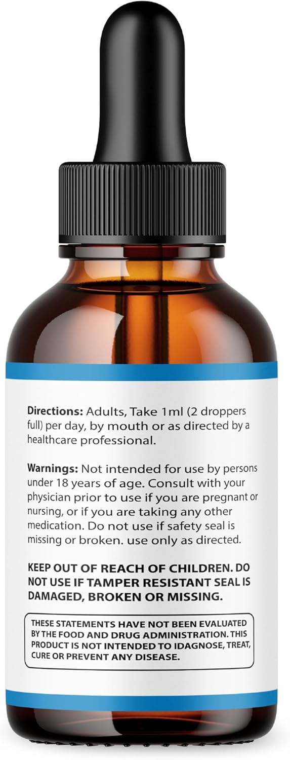 SugarReverse Drops: Advanced Formula Supplement with Chromium - Maximum Strength Sugar Reverse Liquid Drops (1 Bottle)