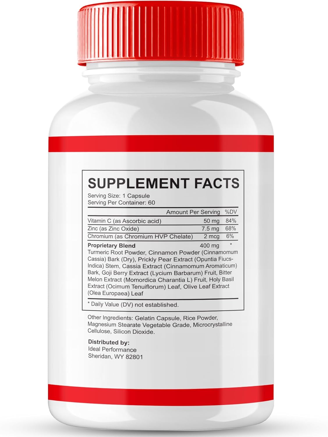 SugarSync Glyco Optimizer Supplement Capsules - Maximum Strength Formula for Ideal Performance and Health Support - All Natural Ingredients (5 Pack)