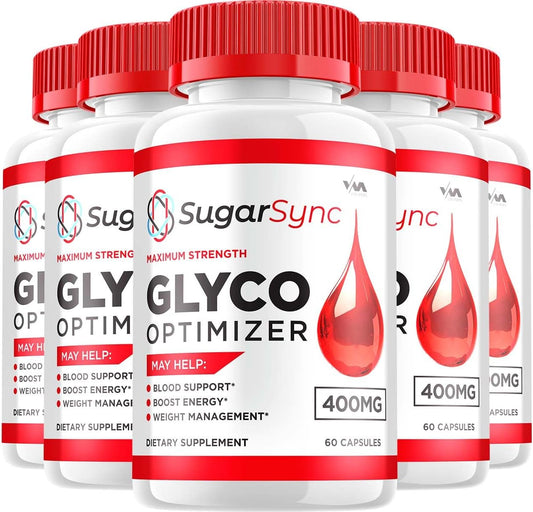 SugarSync Glycogen Capsules (5 Pack) - Advanced Formula for Overall Wellness, Capsule Cleaner, Pills, 300 Count - Vitamoon Sugar Sync Reviews