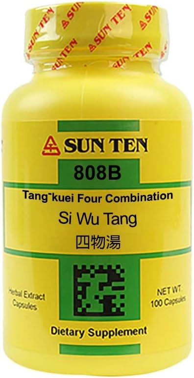 Sun Ten Tang-kuei Four Combination Capsules 808B - Herbal Supplement for Women's Health