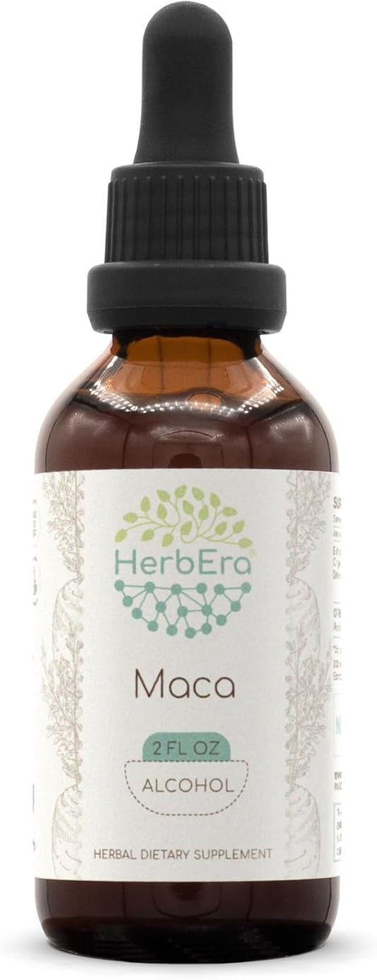 Super-Concentrated HerbEra Maca A60 Alcohol Herbal Extract Tincture - 2 fl oz