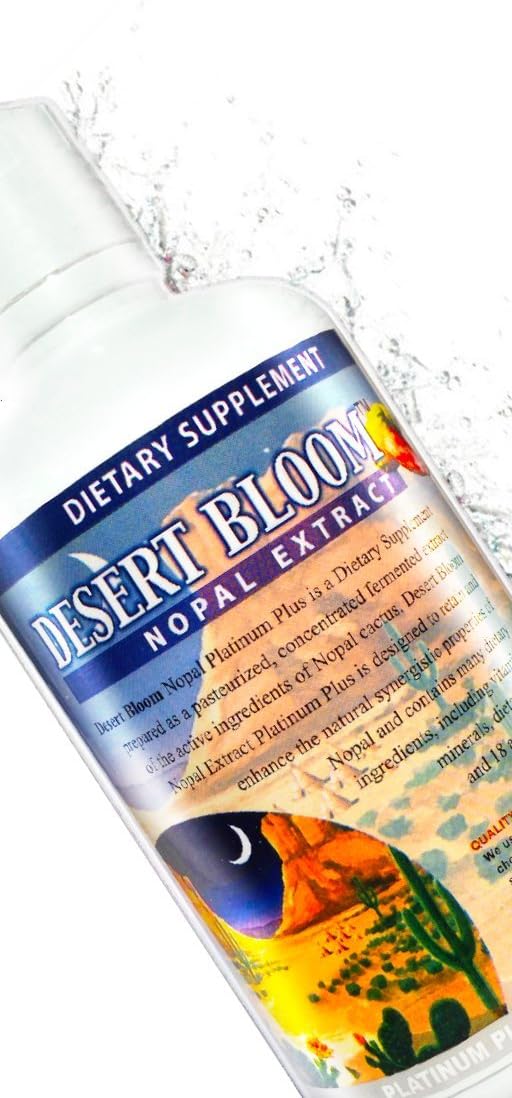 Super Strength Desert Bloom Nopal Extract Juice: Prostate & Urinary Health Support