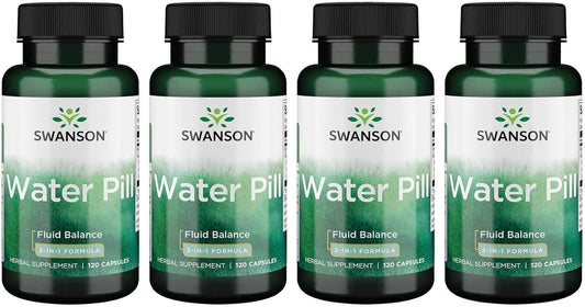 Super-Strength Water Pill 20mg 120 Capsules - 4 Pack by Swanson