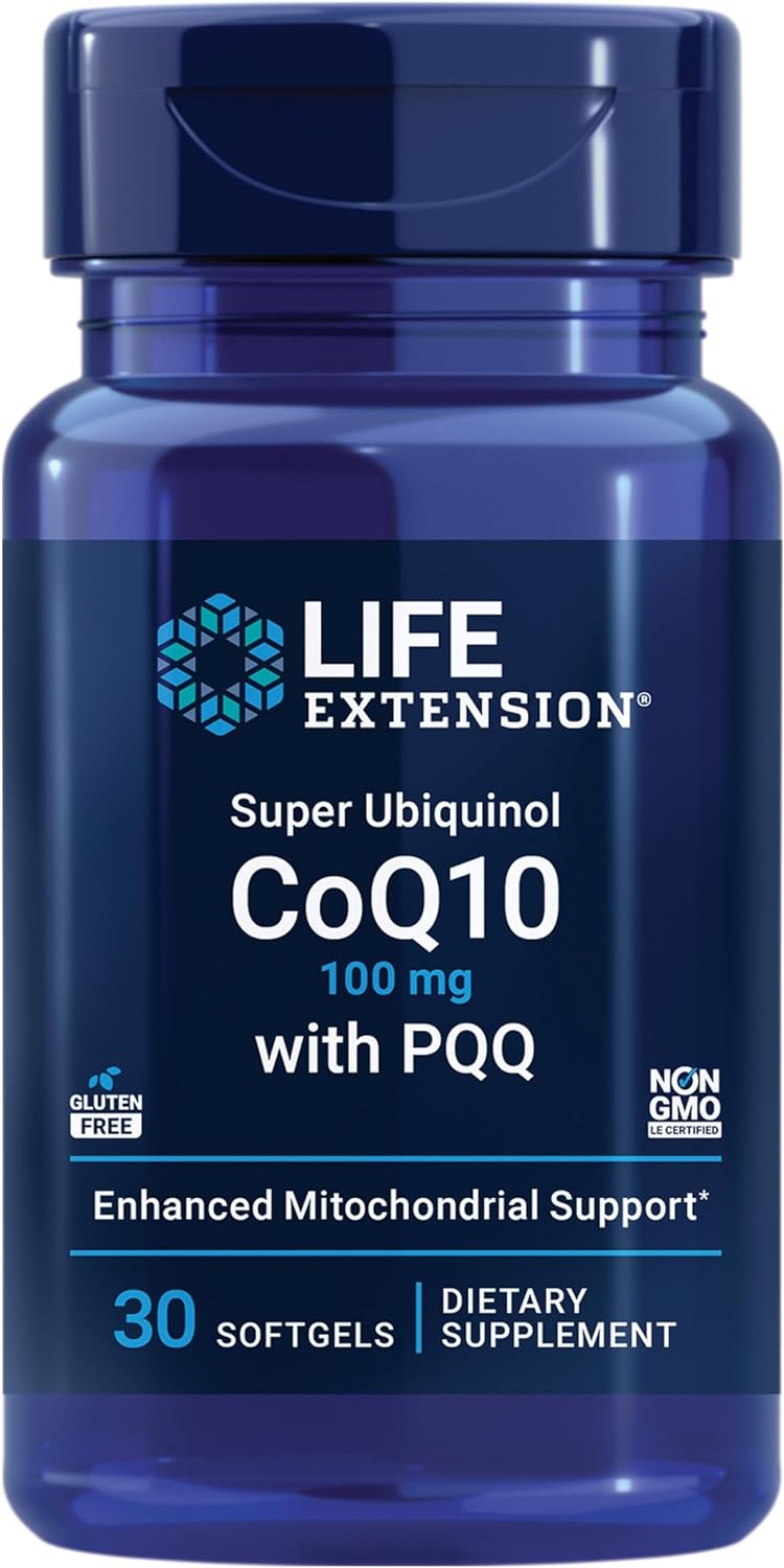Super Ubiquinol CoQ10 with PQQ, Shilajit & Multivitamin - Heart Health Support with 25+ Nutrients & Plant Extracts