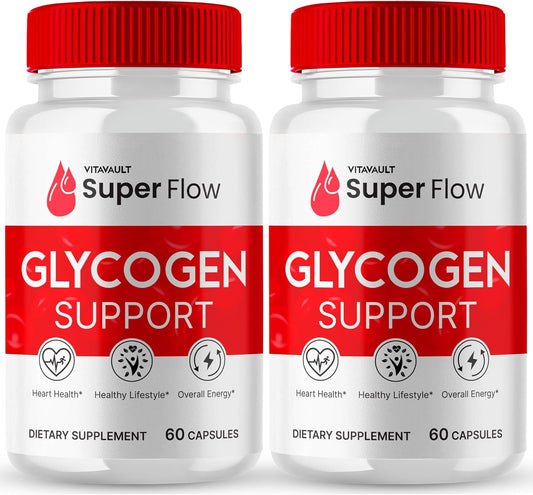 SuperFlow Blood Support Capsules - Advanced Formula for Maximum Strength, All Natural Blood Supplement (2 Pack)