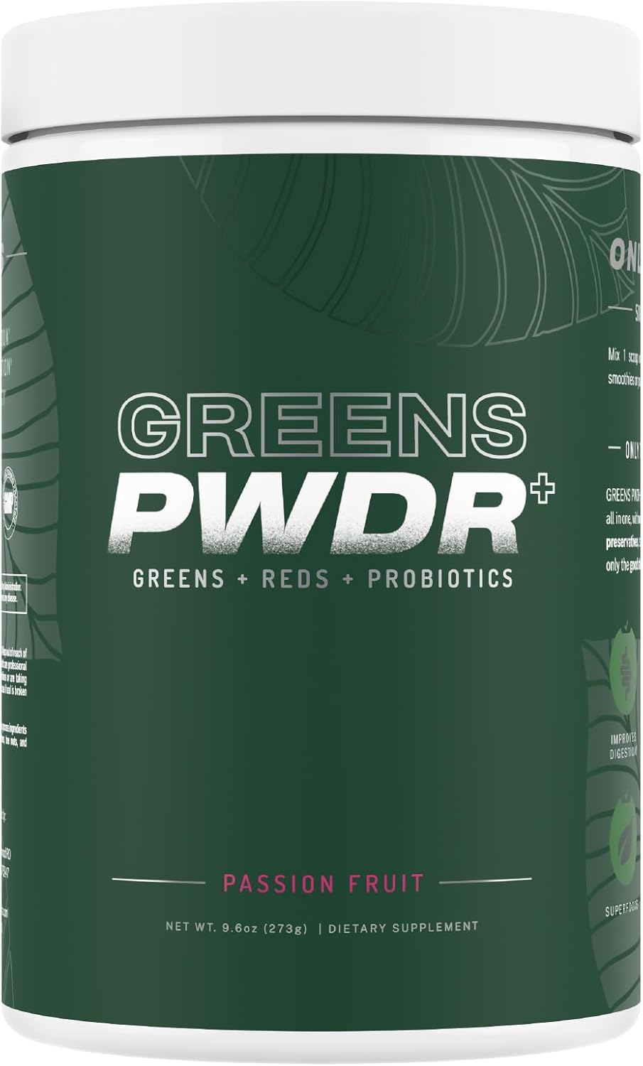 Superfood Supplement for Gut Health & Immunity - PWDRS Greens, Reds, Probiotics, Antioxidants | Boost Energy & Fight Inflammation