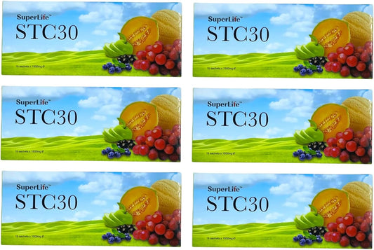 Superlife STC30 Stem Cell Supplement - 15 Sachets per Box (Pack of 6) for Coffeelovers