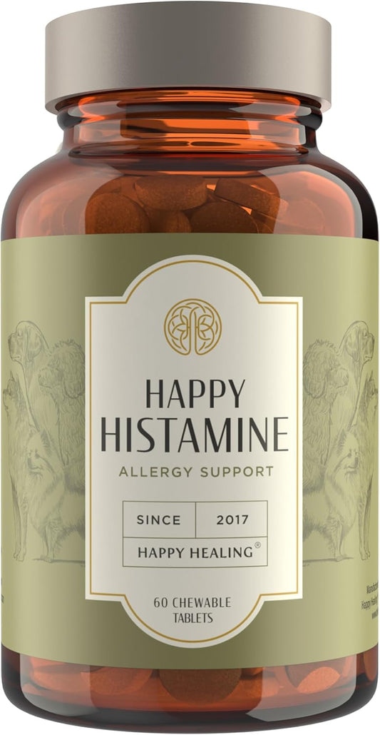Support your allergies with Happy Healing Happy Histamine - Natural Allergy Relief and Support Formula