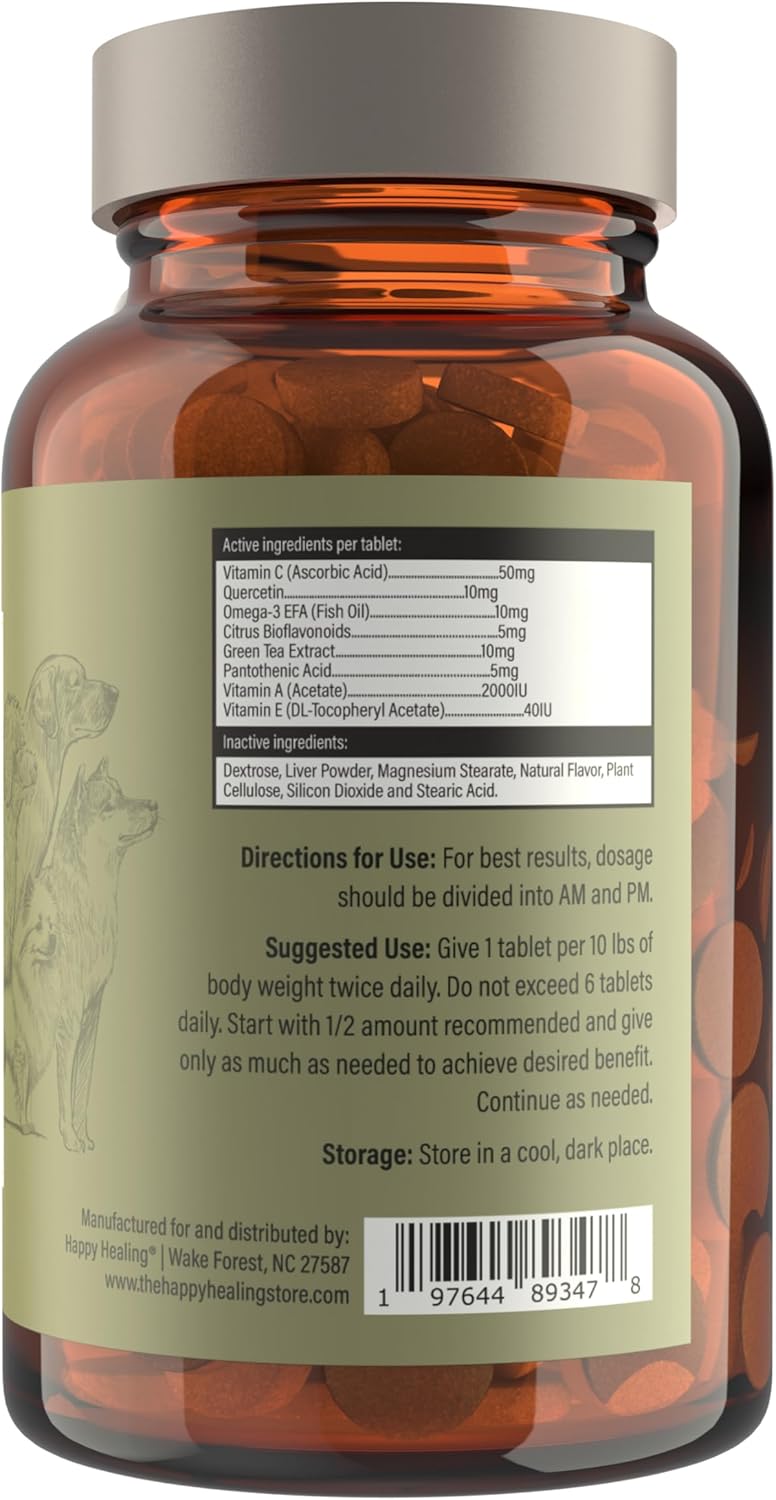 Support your allergies with Happy Healing Happy Histamine - Natural Allergy Relief and Support Formula