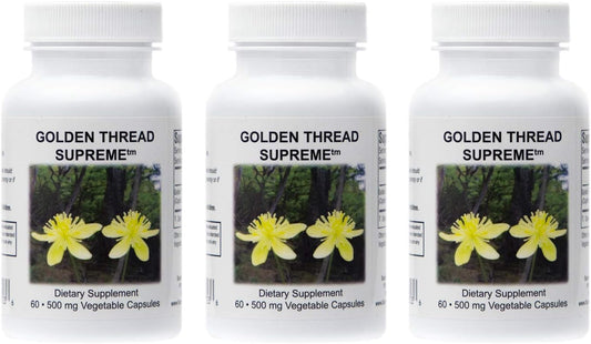 Supreme Nutrition Golden Thread Coptis Chinensis Three Pack - High-Quality Herbal Supplements