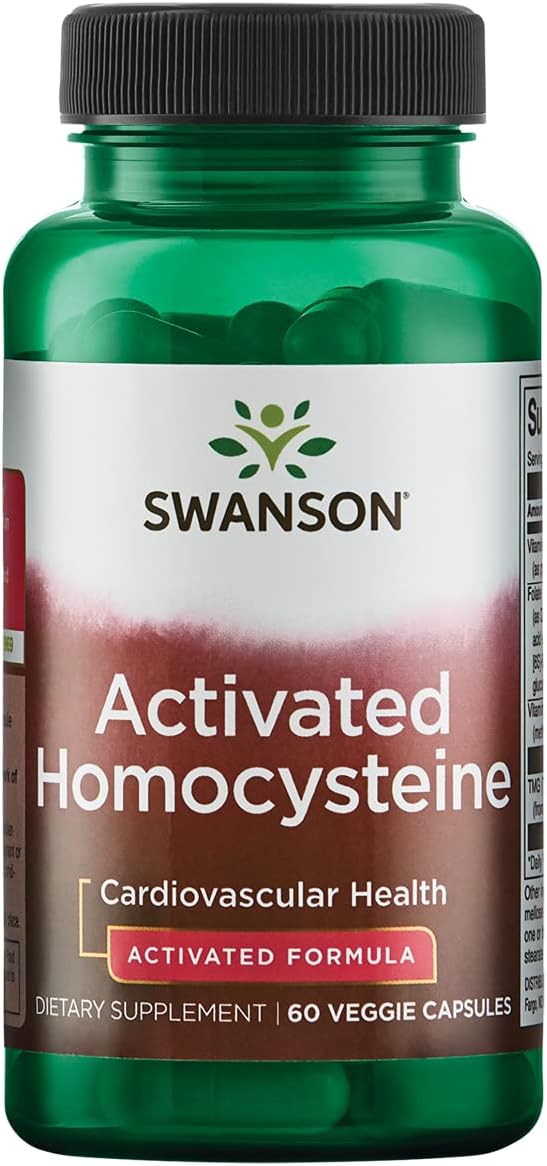 Swanson Activated Homocysteine Formula Capsules - 60 Vegetarian Capsules