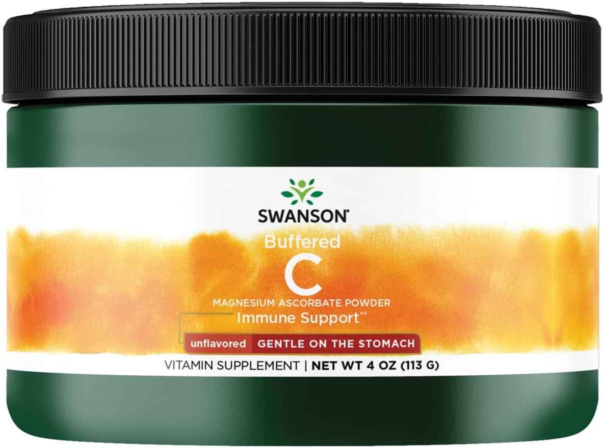 Swanson BUFFERED C MAG ASCORBATE UNFL 4OZ