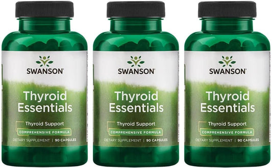 Swanson Thyroid Essentials 90 Capsules - Pack of 3