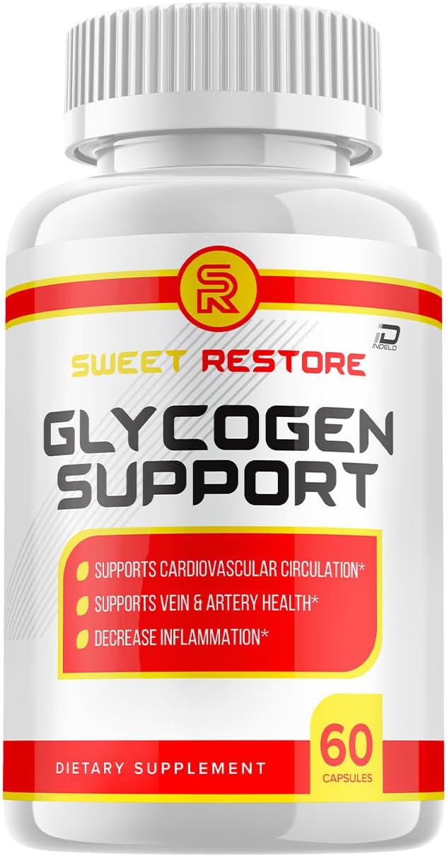 SweetRestore Advanced Formula Capsules - Extra Strength Pills for Healthy Circulation and Overall Wellness - Natural Vitamins for Optimal Health - 60 Capsules