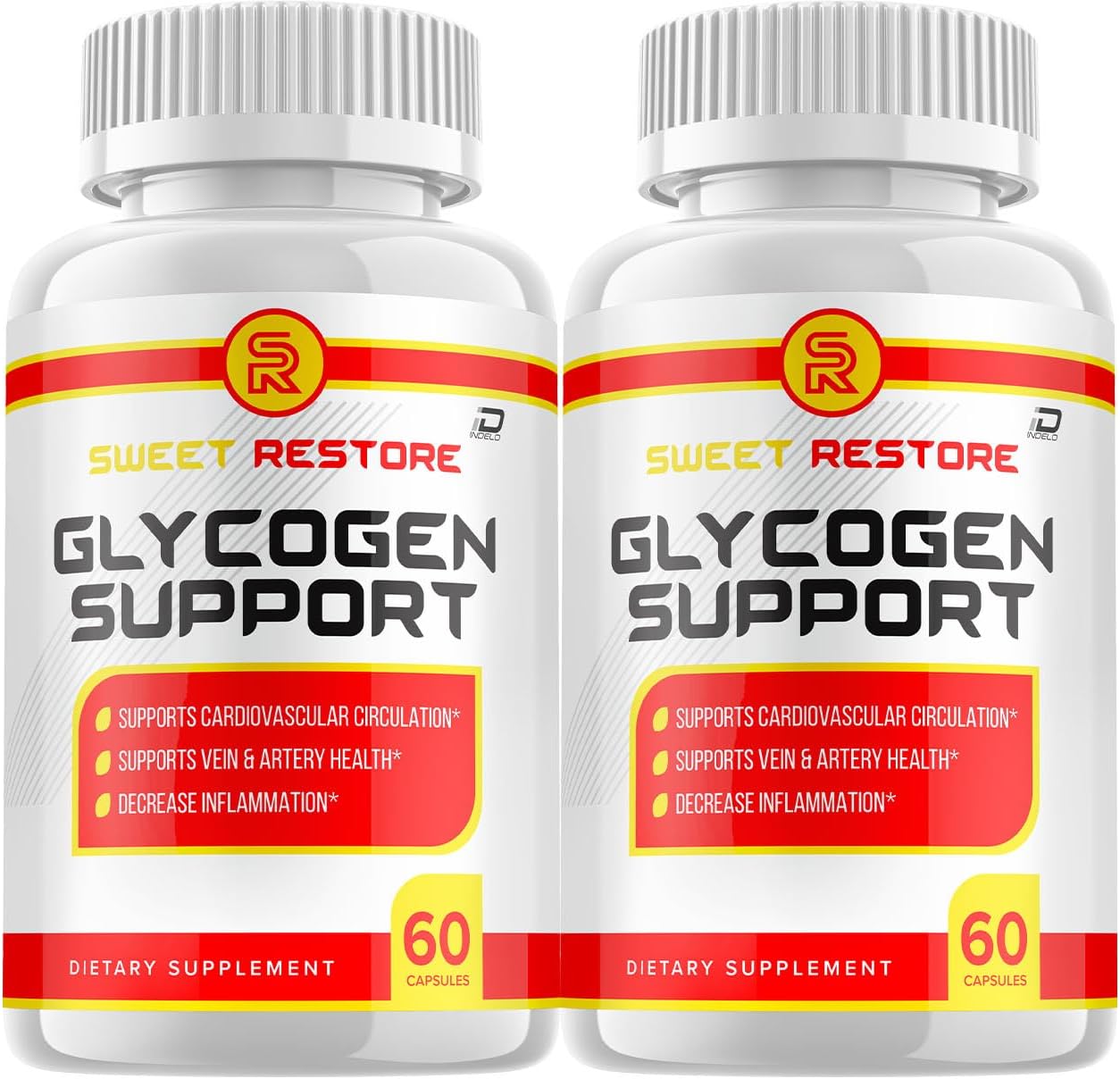 SweetRestore Advanced Formula Capsules - Extra Strength Pills for Healthy Circulation & Overall Wellness, All-Natural Vitamins (2 Pack - 120 Capsules)