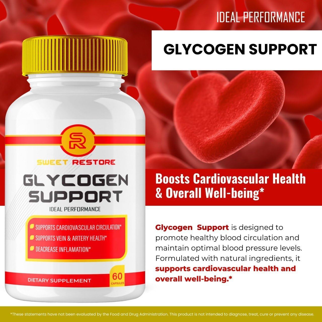 SweetRestore Capsules - Maximum Strength Supplement for Health & Wellness, All Natural Formula with SweetRestore Support - Official Reviews (60 Capsules)