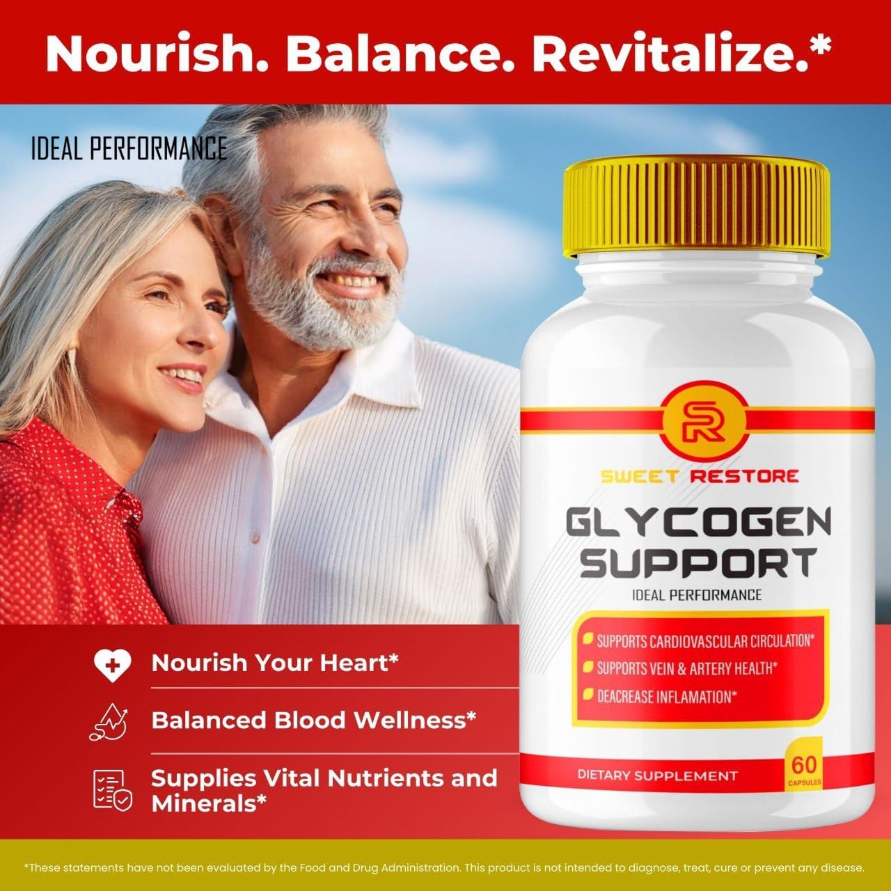 SweetRestore Capsules - Maximum Strength Supplement for Health & Wellness, All Natural Formula with SweetRestore Support - Official Reviews (60 Capsules)